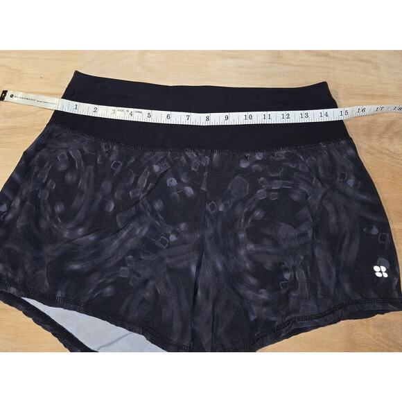 Sweaty Betty women Time Trial running shorts sz XS black gray - Picture 3 of 5